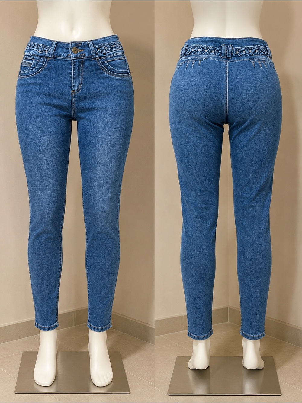 Women’s Medium Blue Skinny Jeans – Size 9
